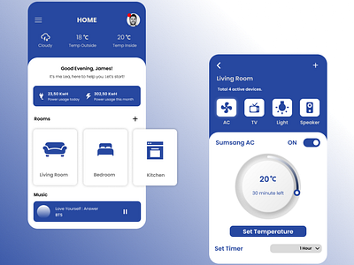 Smarthome UI Design