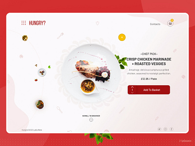 Hungry Food Website Concept