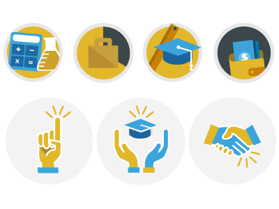 educational schmeducation cute hand icon illustration