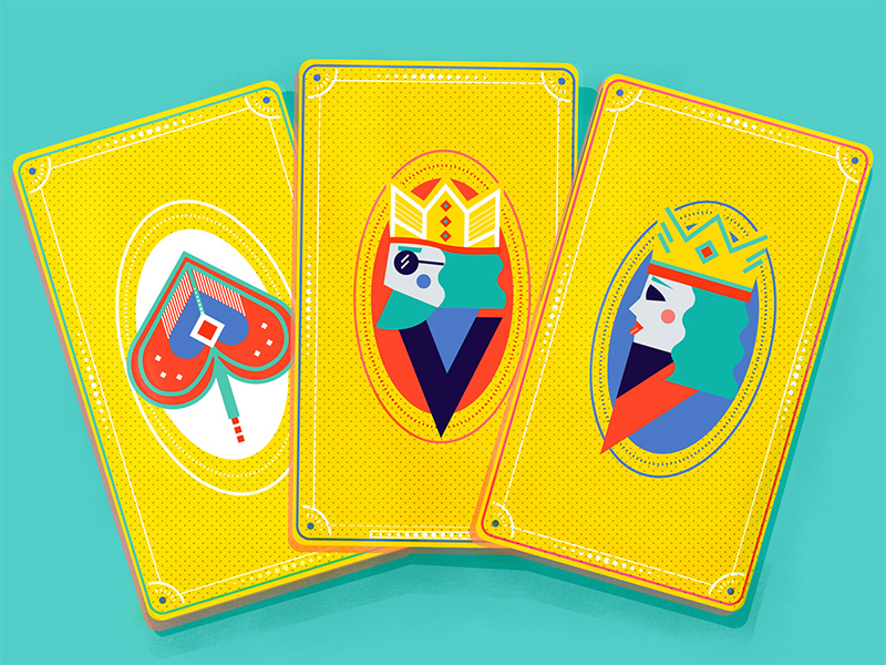 Face cards by shawna x on Dribbble