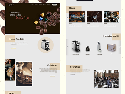 SoCool - Website for a Immaginary Coffee Brand