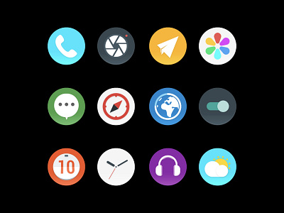 Round icons icon ui