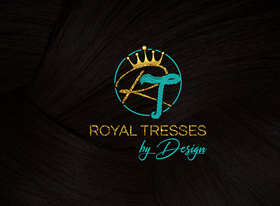 Logo for Royal Tresses hairstylist barbershop beauty branding business logo design graphics hair haircolor hairstyle hairstylist illustration logo logo design logotype ui vector