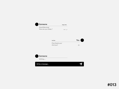 DailyUI #013 - Direct Messaging