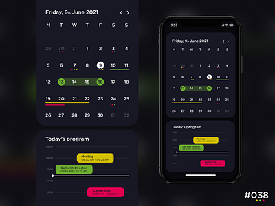 DailyUI #038 - Calendar