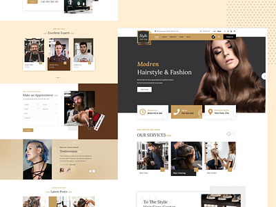 Stylic Hairstyle & Fashion Elementor Template