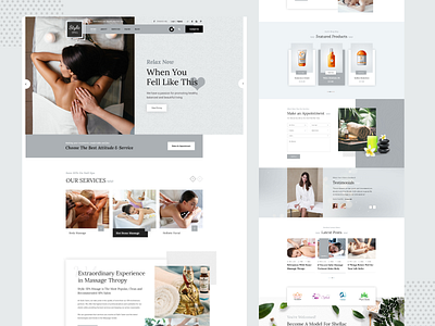 Stylic Massage Wellness Salon Elementor Template