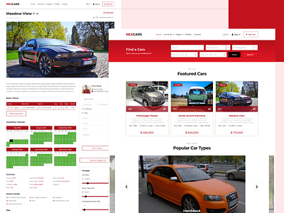 NexCars Free Car Dealer WP Theme agency car dealer website car dealership website car directory website design directory elementor template wordpress theme