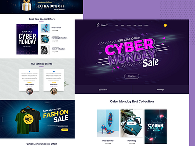 StartIT Cyber Monday Sale Website Template