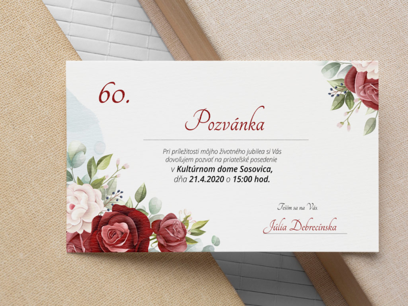 Party invitation by Roman Skokan on Dribbble