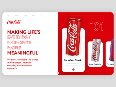 Coca-Cola - Website Redesign