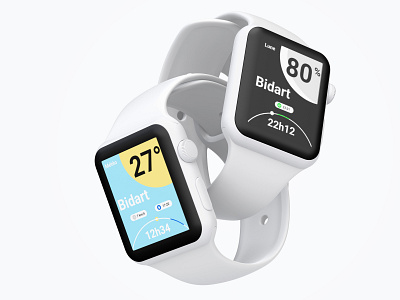 Weather App - Apple Watch app apple apple watch design smartwatch ui ux watch watchface watchos