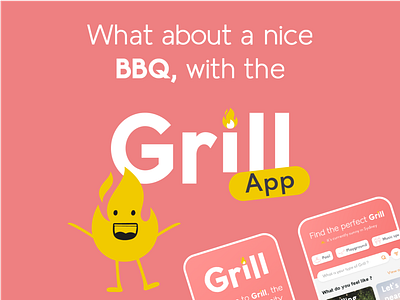 Grill - App barbecue bbq design illustration iphone phone sketch ui ux