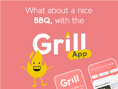 Grill - App barbecue bbq design designer illustration iphone marseille martin phone pontegnier product design sketch ui ux