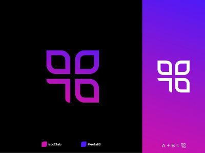 AB Logo Design app icon app logo branding design illustration logo logo design minimalist logo typography ui