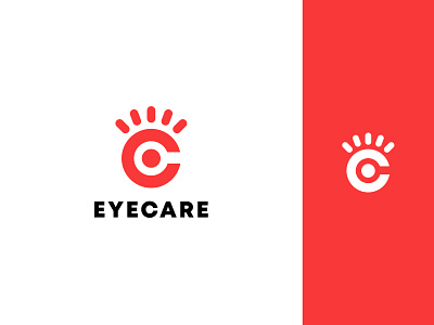 EYECARE LOGO DESIGN app icon app logo branding c logo creative design illustration logo logo design minimalist logo simple typography
