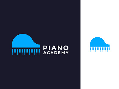 Piano Academy Logo Design app logo branding design illustration logo logo design minimalist logo piano typography ui vector
