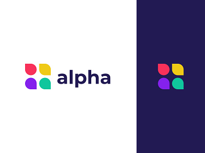 Alpha Logo a logo alpha app logo branding colorful logo design illustration logo logo design minimalist logo organization logo simple logo typography ui vector