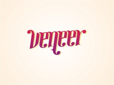 Veneer D1 logo rock