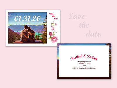 Save The Date Invitation Card 1