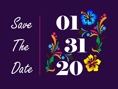 Save The Date Invitation Card 2