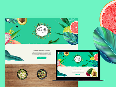 Organic Food Website by Mai Esquivel on Dribbble
