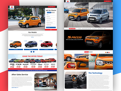 Suzuki Motors automotive cars madewithadobexd ui uiuxdesign ux webdesign