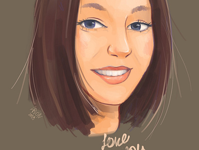 Ann illustration logo web