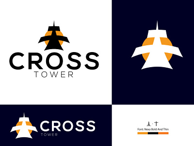 Cross logo design.