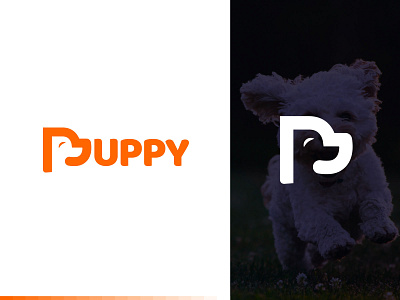 Puppy Logo - Pet Logo - Dog Logo - Minimalist logo animal logo brand identity branding dog dog logo logotype minimal minimalism minimalist modern logo pet pet logo petshop puppy puppy dog puppy logo symbol typography ui wordmark logo