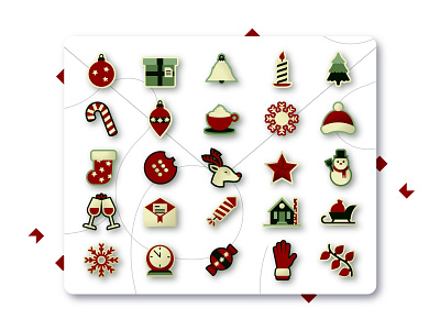 Retro Christmas Vector Pack