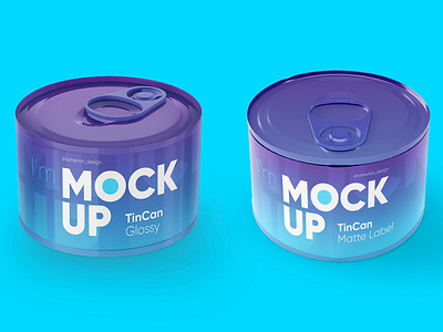 Download Square Tin Mockup Designs Themes Templates And Downloadable Graphic Elements On Dribbble