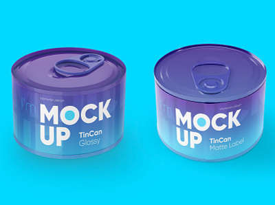 Tin Can Mock-Up brand identity brandidentity branding branding design design mock up mock up mockup mockup psd package