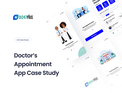 A Doctor's appointment app case study app design ui ux