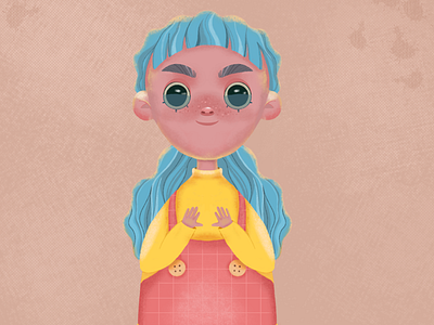 Ocean eyes art art illustration blue hair character design children children book illustration color palette cookies doll illustration illustration art ipadproart palette pattern art procreate toys