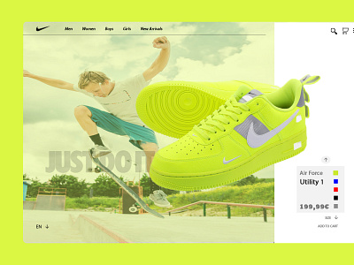 NIKE WEB DESIGN