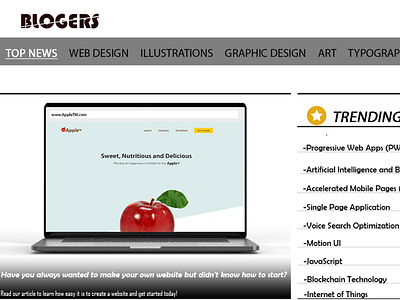 WEB DESIGN /PROTOTYPE + ON DESKTOP +  LOOK !