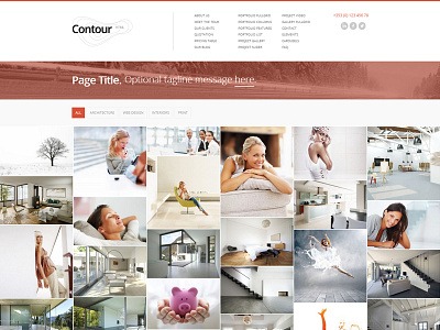 Contour Website Full Width Responsive Masonry Gallery