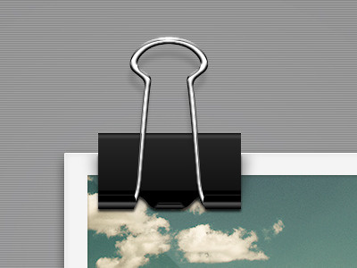 Paper Clip PSD Freebie psd freebie paper clip poster