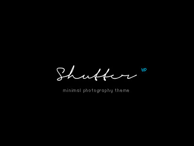 Shutter Minimal Photography Theme