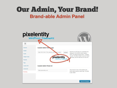 Pixelentity WordPress Framework - Brandable Admin admin panel framework theme themes wordpress