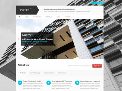 Neo Responsive WordPress Theme - Synced Sliders andorid business design fullscreen ios ipad iphone premium responsive slider theme themeforest ui website wordpress