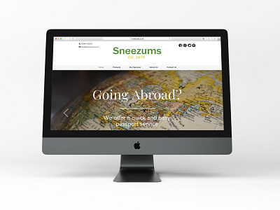 Sneezums design frontend graphic design website website builder website concept website design wix