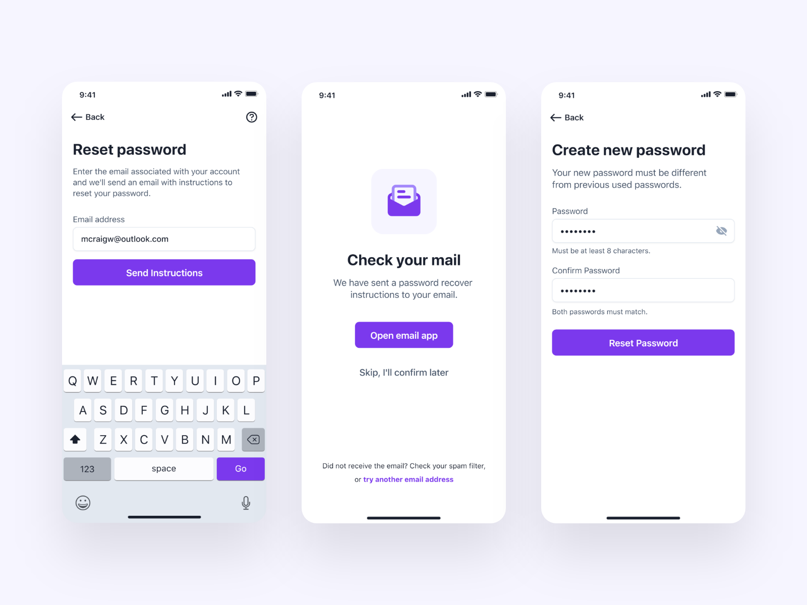 Password Reset Flow By Sahil Vhora On Dribbble 4707