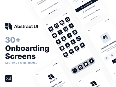 Onboarding Wireframe Kit android app design forgot password ios launch screen login material design new user onboarding onboarding flow passcode register setup profile sign up splash screen ui ui kit ux walkthroughs wireframes