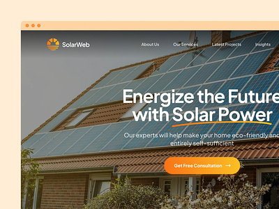 SolarWeb - Tailwind CSS Template energy home page landing page solar solar panel tailwindcss template ui design ux design web ui website
