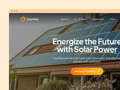 SolarWeb - Tailwind CSS Template energy home page landing page solar solar panel tailwindcss template ui design ux design web ui website