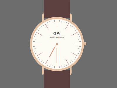 Daniel Wellington - Bristol daniel wellington design fashion flat illustration sketch app sketchapp watch