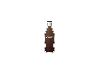 Coca-Cola Zero coca cola coke drink flat illustration