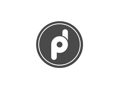 pd logo branding logo minimalistc